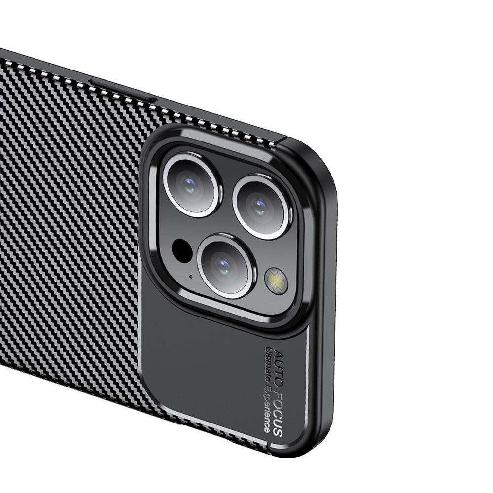 Apple iPhone 15 Pro Kılıf Zore Negro Silikon Kapak Siyah