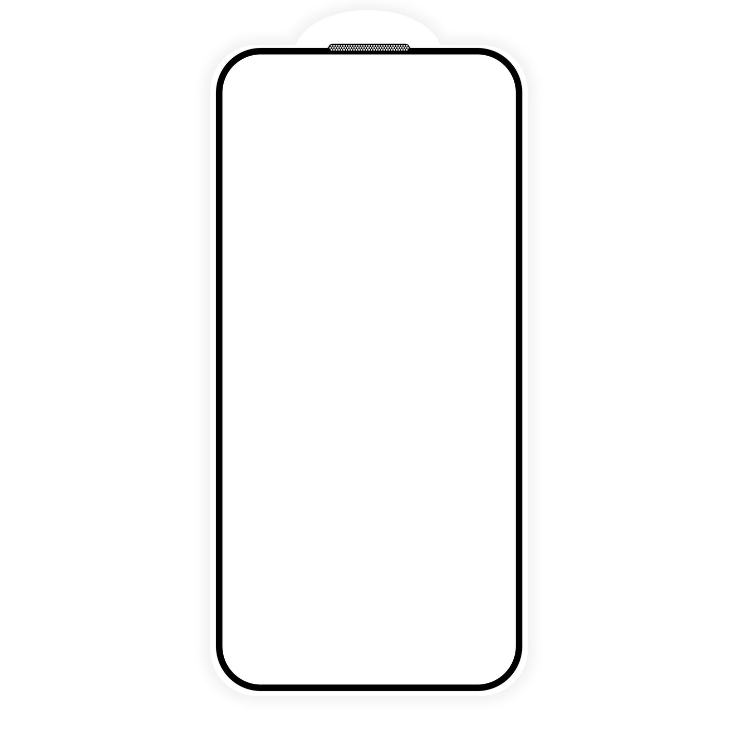 Apple iPhone 15 Pro Max Ahize Toz Önleyici Zore Anti-Dust Temperli Ekran Koruyucu Siyah
