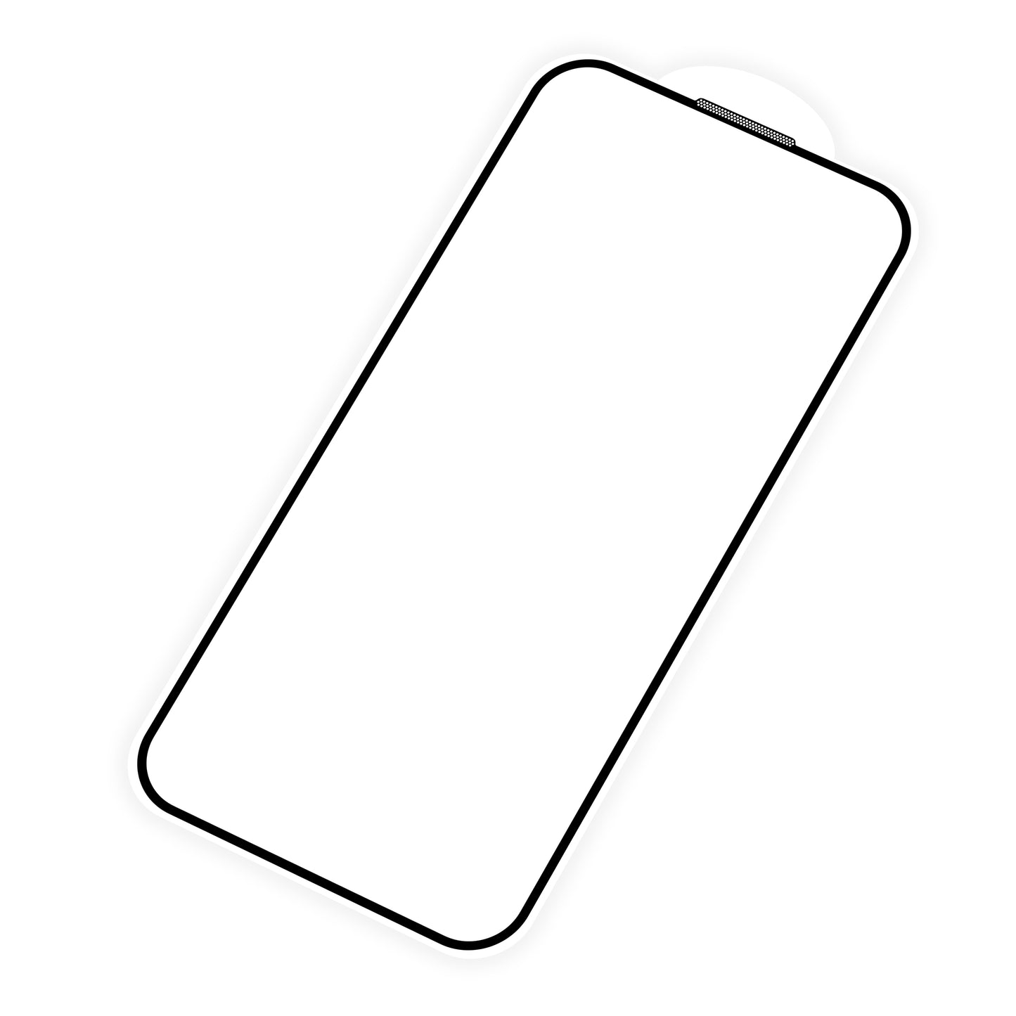 Apple iPhone 15 Pro Max Ahize Toz Önleyici Zore Anti-Dust Temperli Ekran Koruyucu Siyah