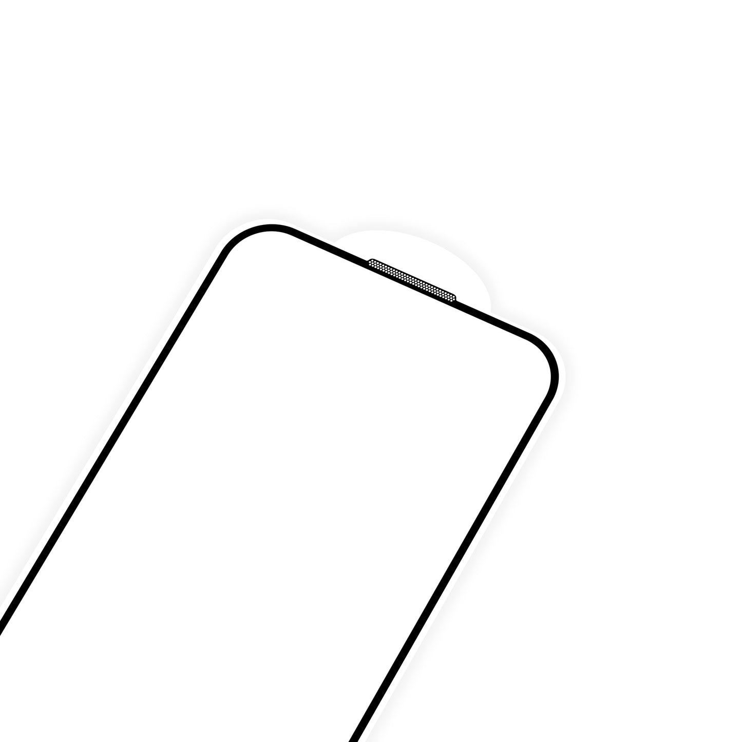 Apple iPhone 15 Pro Max Ahize Toz Önleyici Zore Anti-Dust Temperli Ekran Koruyucu Siyah
