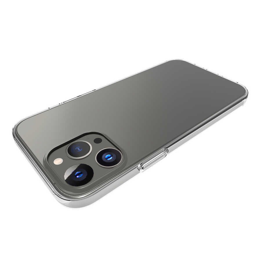 Apple iPhone 15 Pro Max Kılıf Zore Süper Silikon Kapak Renksiz