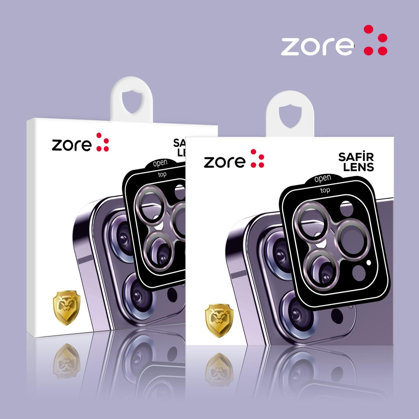 Apple iPhone 15 Pro Max Zore CL-11 Safir Parmak İzi Bırakmayan Anti-Reflective Kamera Lens Koruyucu Gümüş