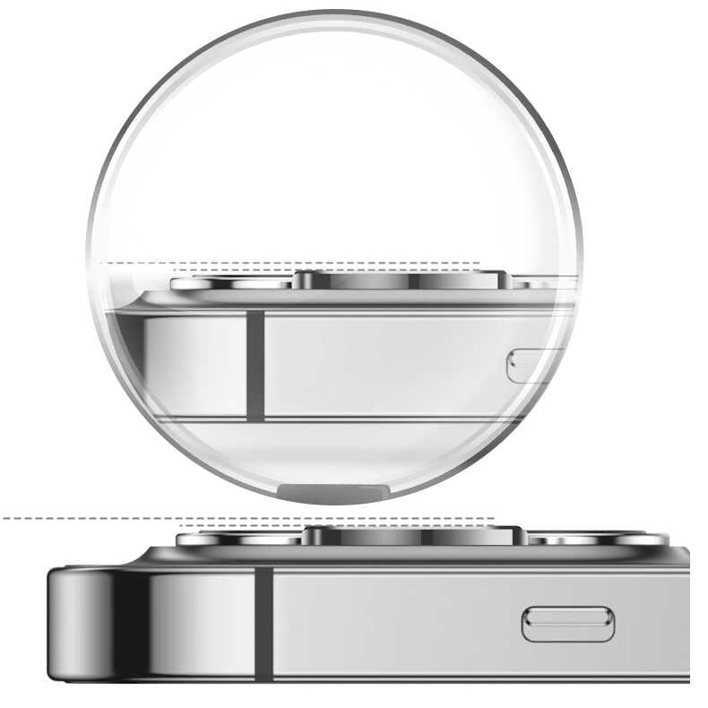 Apple iPhone 15 Zore CL-07 Kamera Lens Koruyucu Yeşil