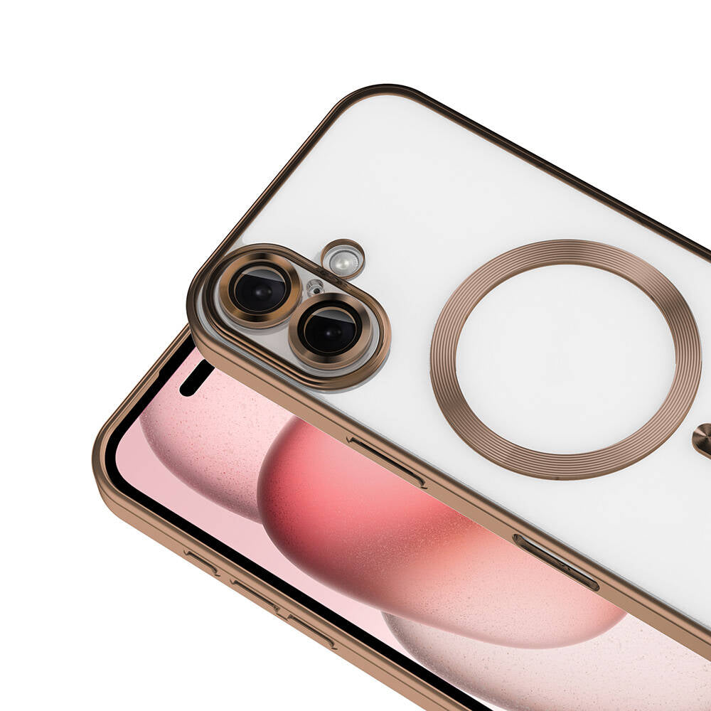 Apple iPhone 16 Kılıf Kamera Korumalı Magsafe Wireless Şarj Özellikli Zore Demre Kapak Yeşil
