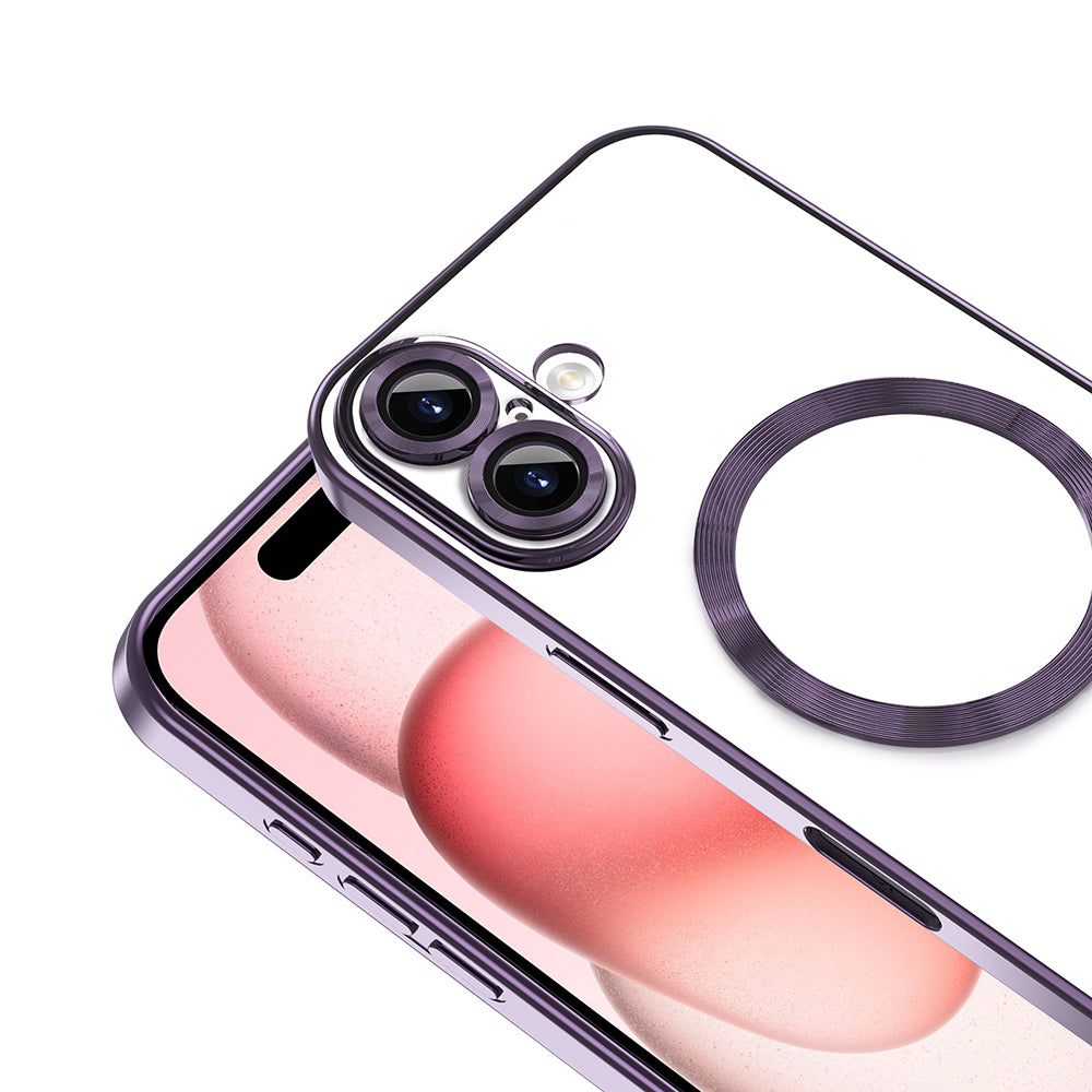Apple iPhone 16 Kılıf Kamera Korumalı Magsafe Wireless Şarj Özellikli Zore Demre Kapak Yeşil