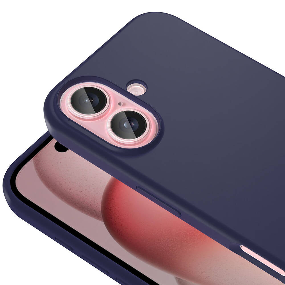 Apple iPhone 16 Kılıf Magsafe Şarj Özellikli Sıvı Teknolojili Silinebilir Sert Zore Kivi Kapak Natürel Titanyum