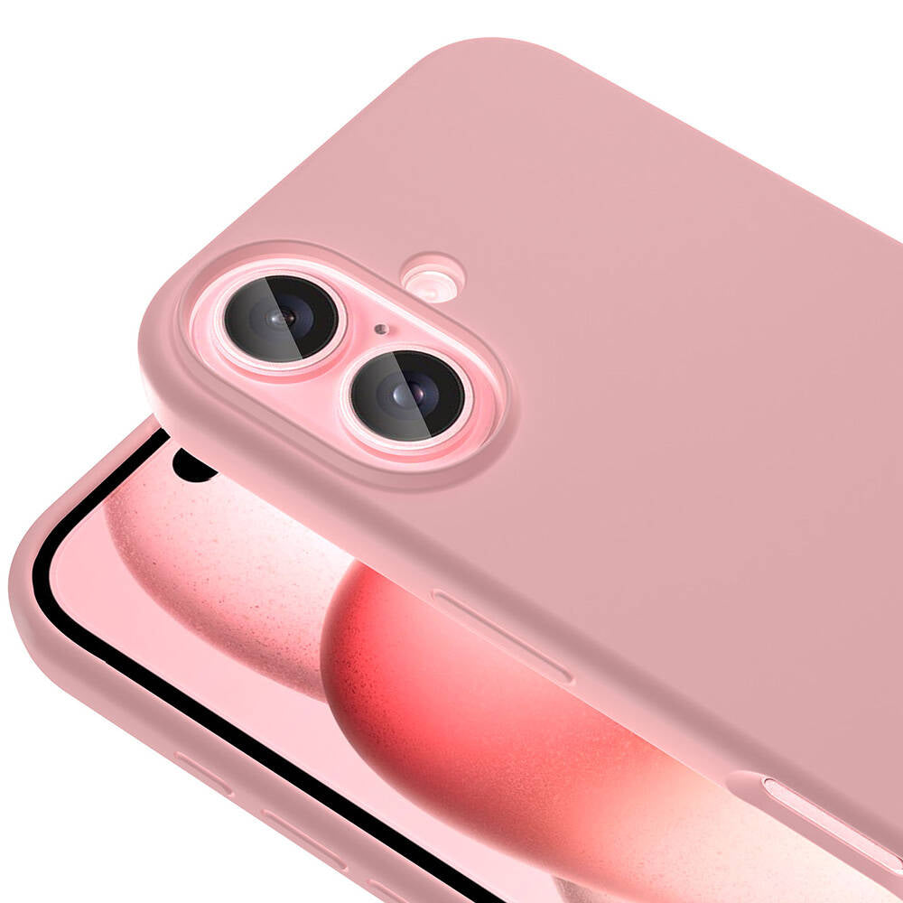Apple iPhone 16 Kılıf Magsafe Şarj Özellikli Sıvı Teknolojili Silinebilir Sert Zore Kivi Kapak Mavi