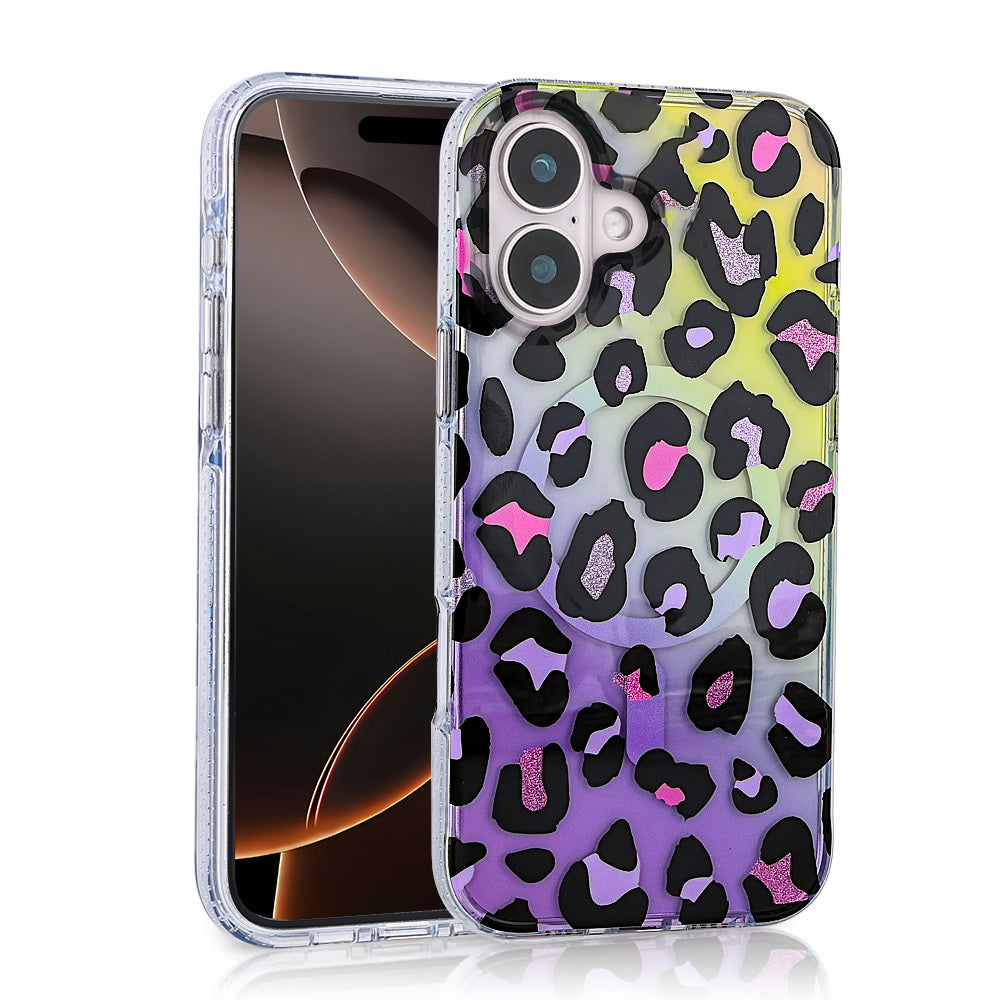 Apple iPhone 16 Kılıf Magsafe Şarj Özellikli Zore Jago Kapak Colorful