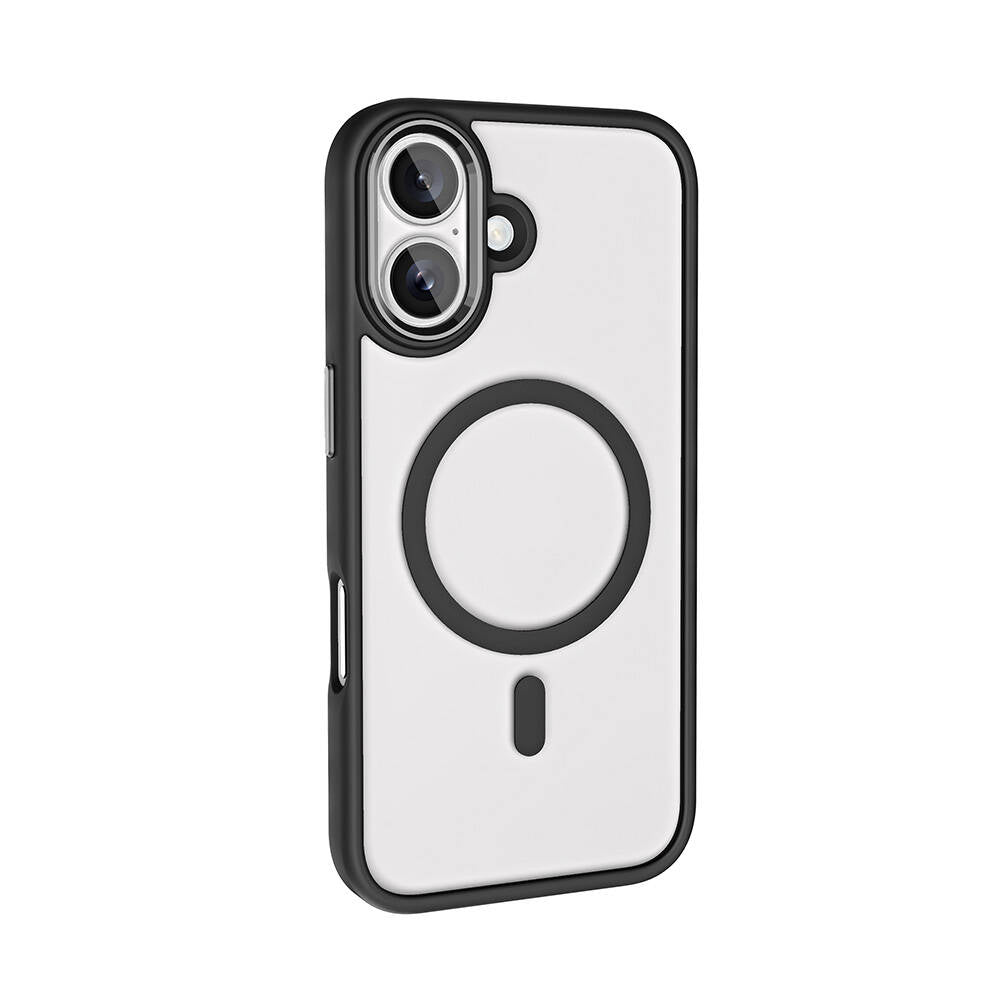 Apple iPhone 16 Kılıf Wireless Şarj Özellikli Zore Krom Magsafe Silikon Kapak Yeşil