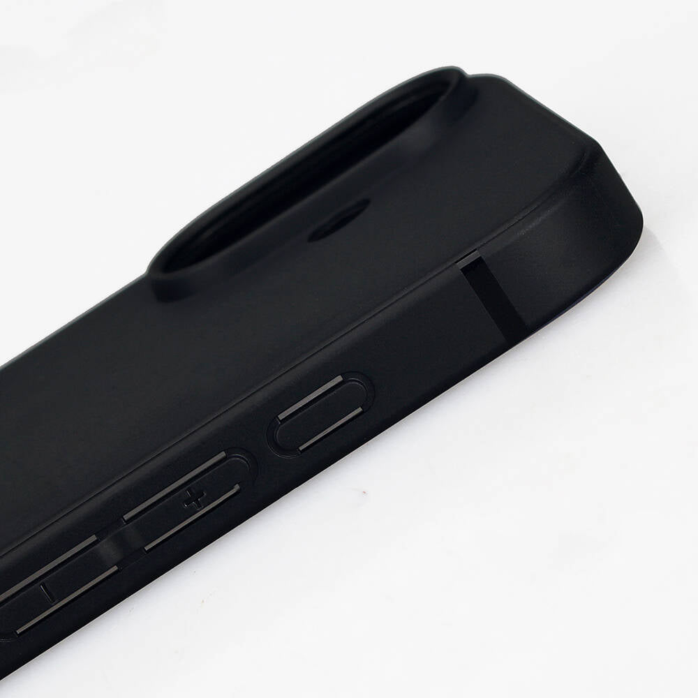 Apple iPhone 16 Kılıf Zore İmax Silikon Siyah