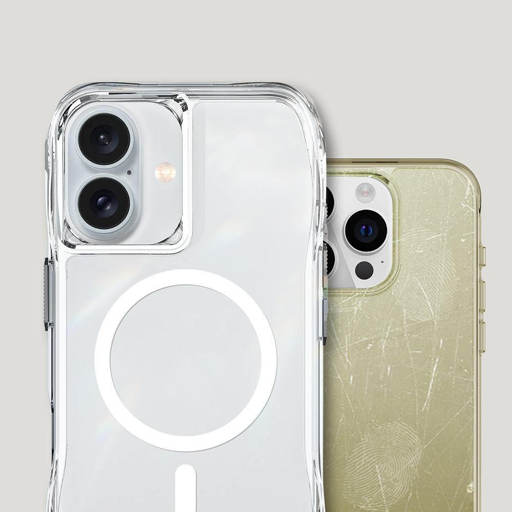 Apple iPhone 16 Plus Kılıf Magsafe Şarj Özellikli Airbagli Şeffaf Zore İncek Kapak Şeffaf
