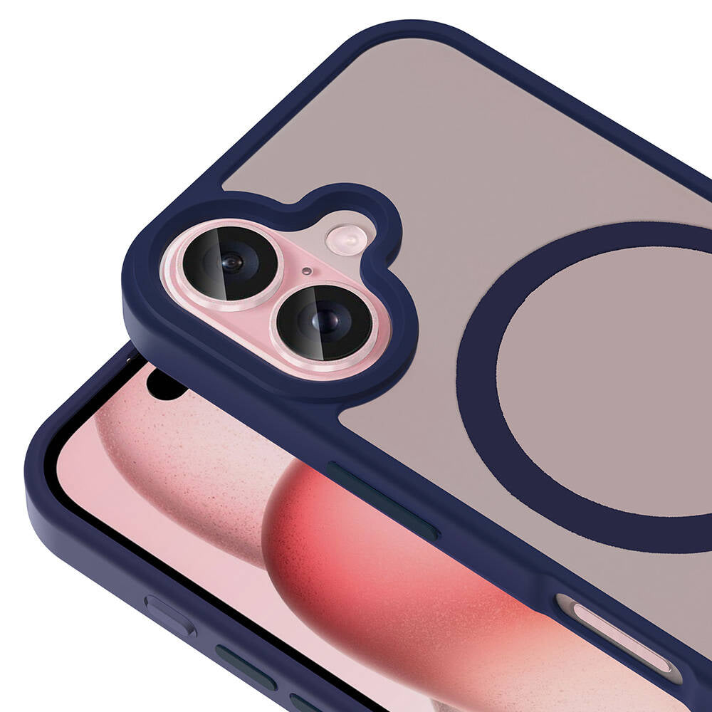 Apple iPhone 16 Plus Kılıf Magsafe Şarj Özellikli Mat Arka Yüzey Zore Sio Kapak Gri