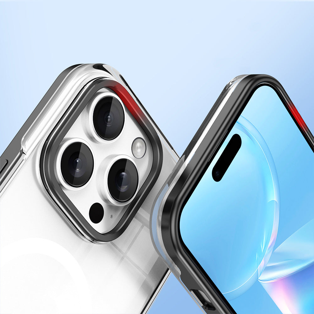 Apple iPhone 16 Pro Kılıf Magsafe Şarj Özellikli Çıkarılabilir Arka Yüzeyli Zore Polar Kapak Gold