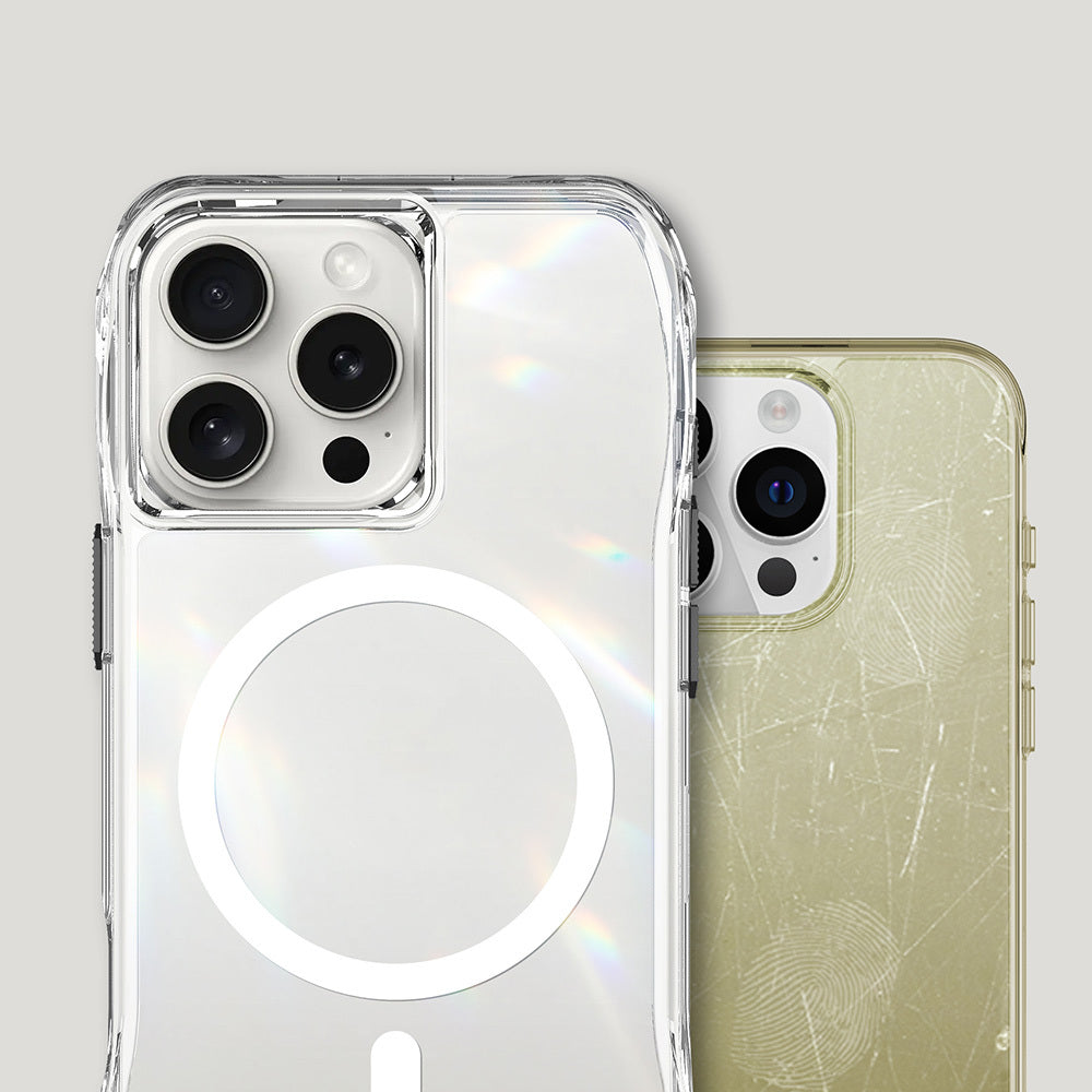 Apple iPhone 16 Pro Max Kılıf Magsafe Şarj Özellikli Airbagli Şeffaf Zore İncek Kapak Şeffaf