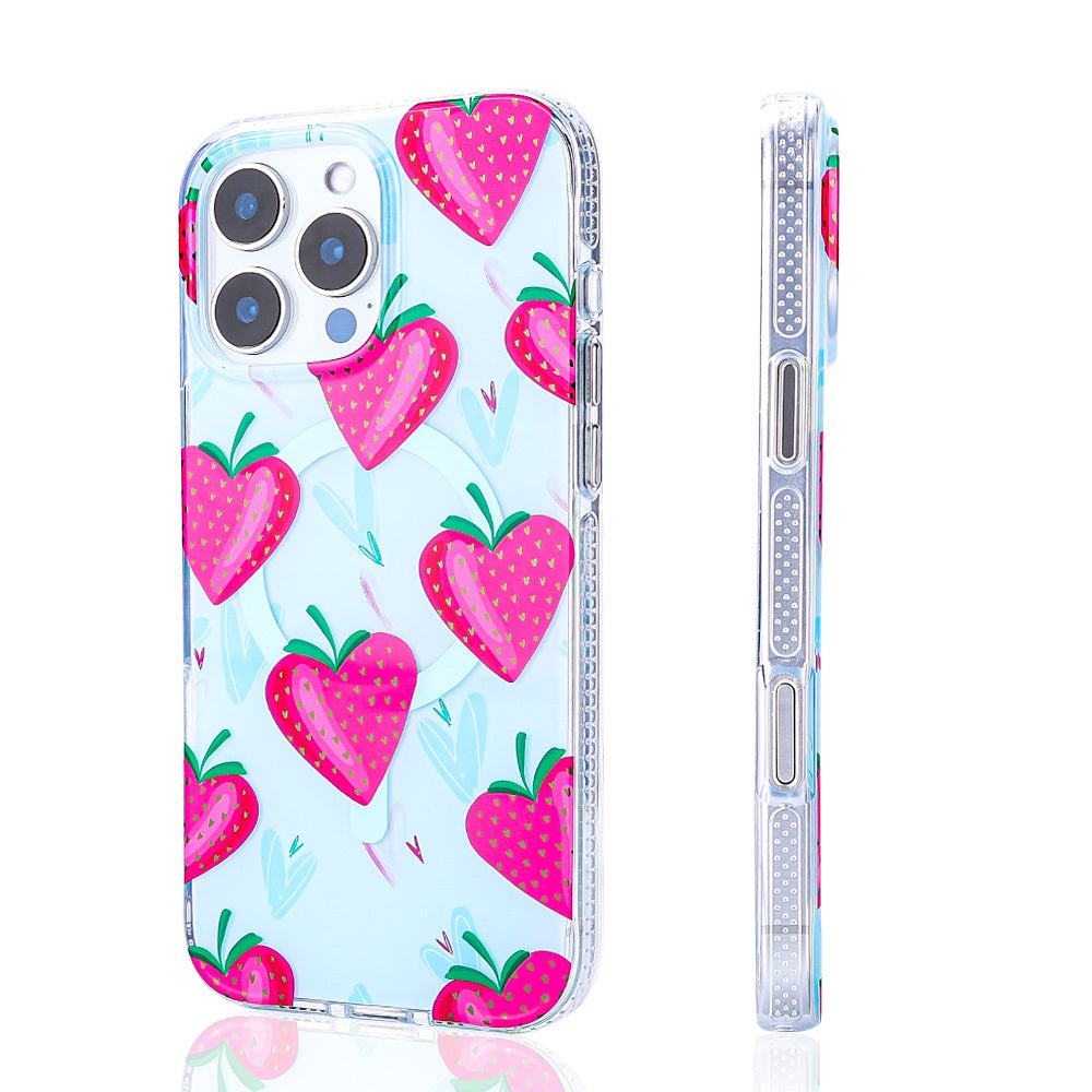 Apple iPhone 16 Pro Max Kılıf Magsafe Şarj Özellikli Zore Stilo Kapak Pembe