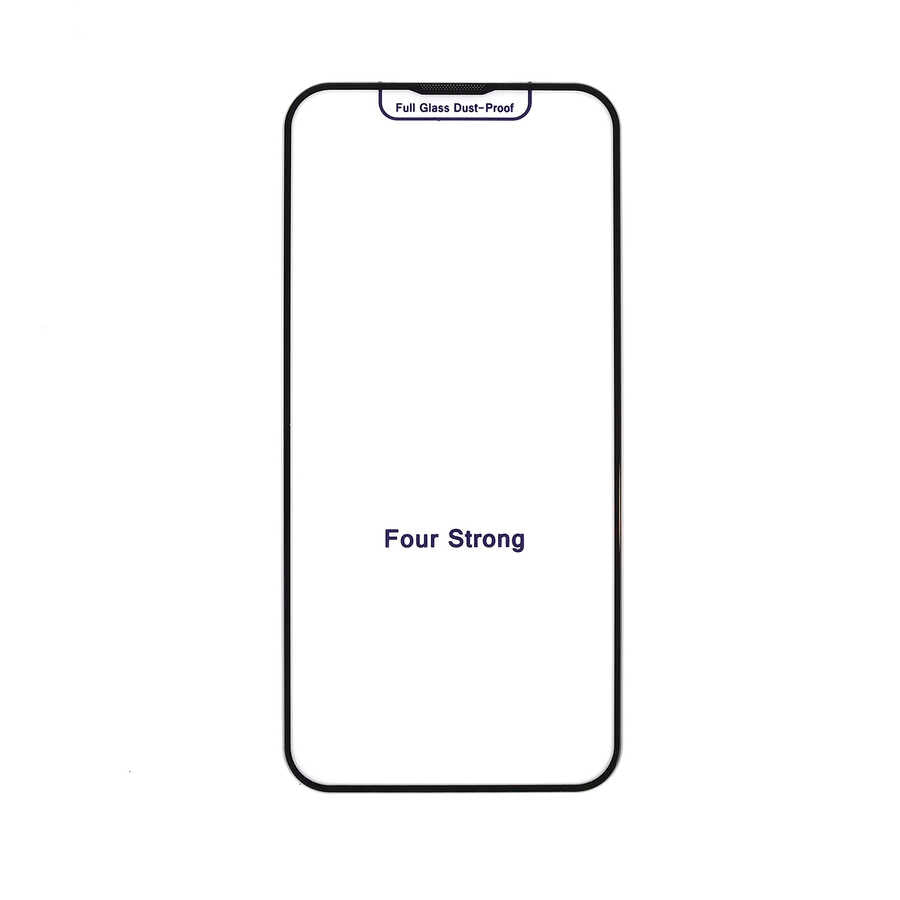 Apple iPhone 16E Zore Rika Premium Temperli Cam Ekran Koruyucu Siyah