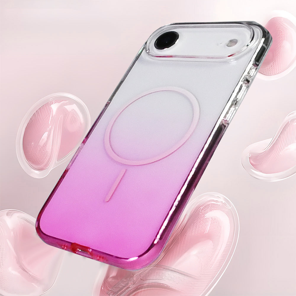 Apple iPhone 17 Air Kılıf M-Safe Şarj Özellikli Zore Septik Silikon Kapak Turkuaz