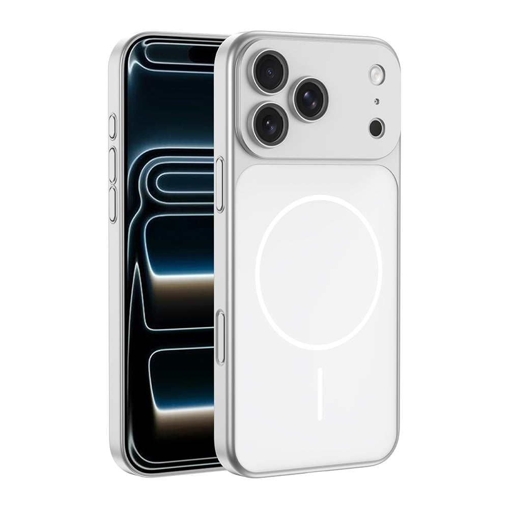 Apple iPhone 17 Pro Kılıf Zore M-Safe Şarj Özellikli Kamera Korumalı Spark Kapak