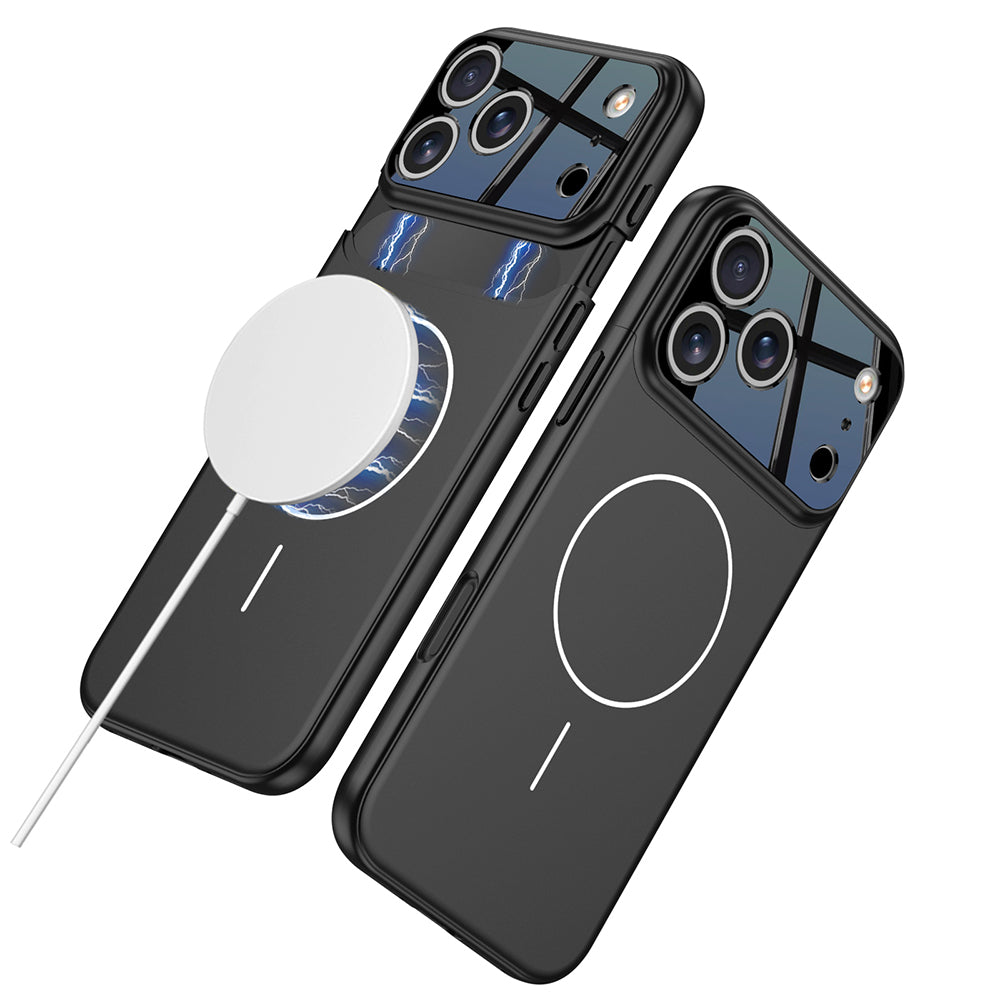 Apple iPhone 17 Pro Max Kılıf M-safe Şarj Özellikli Çift Parçalı Zore Napoli Kapak