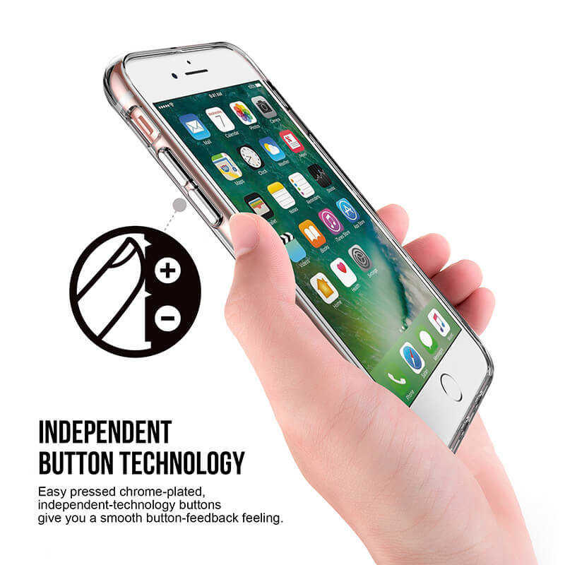 Apple iPhone 6 Plus Kılıf Zore Gard Silikon Renksiz