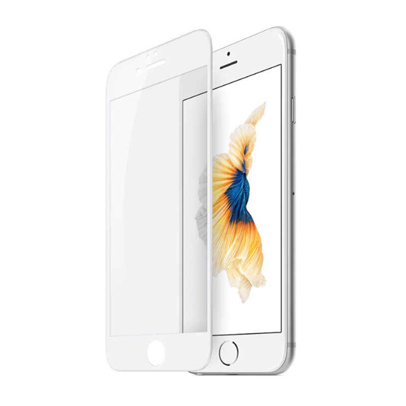 Apple iPhone 6 Plus Zore Eto Cam Ekran Koruyucu Beyaz