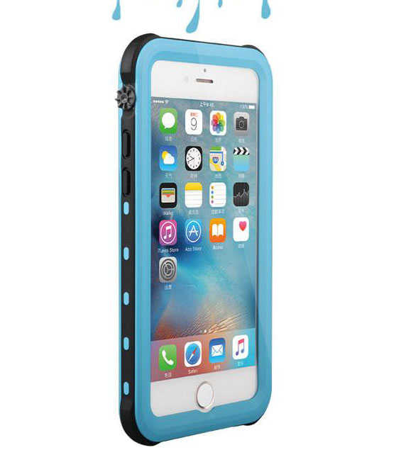 Apple iPhone 7 Kılıf 1-1 Su Geçirmez Kılıf Siyah