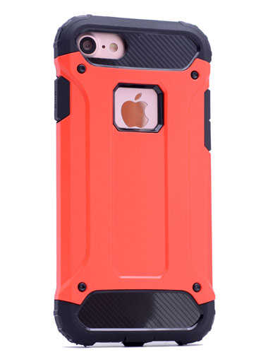 Apple iPhone 7 Kılıf Zore Crash Silikon Kapak Rose Gold
