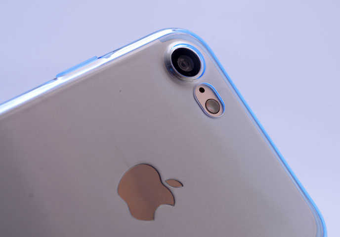 Apple iPhone 7 Kılıf Zore İmax Silikon Kılıf Füme