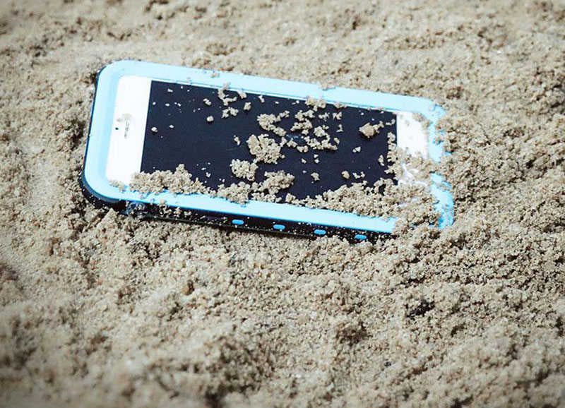 Apple iPhone 7 Plus Kılıf 1-1 Su Geçirmez Kılıf Siyah