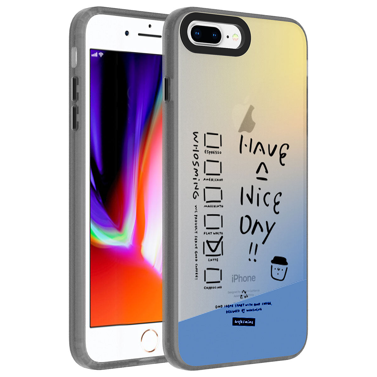 Apple iPhone 7 Plus Kılıf Desenli Zore Dragon Sert Kapak Have