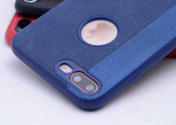 Apple iPhone 7 Plus Kılıf Zore City Silikon Kahverengi