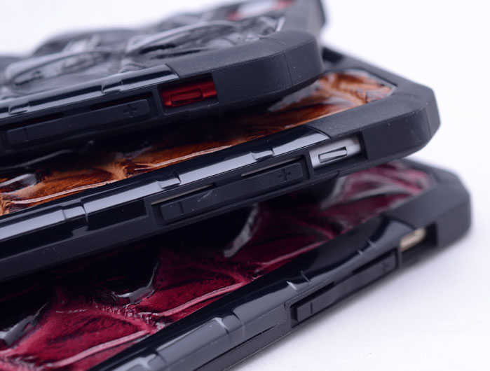 Apple iPhone 7 Plus Kılıf Zore Crocow Kapak Bordo