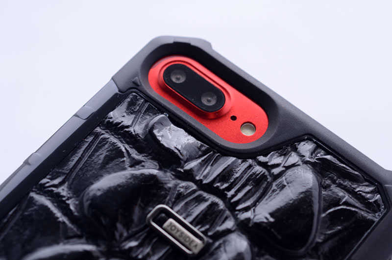 Apple iPhone 7 Plus Kılıf Zore Crocow Kapak Bordo