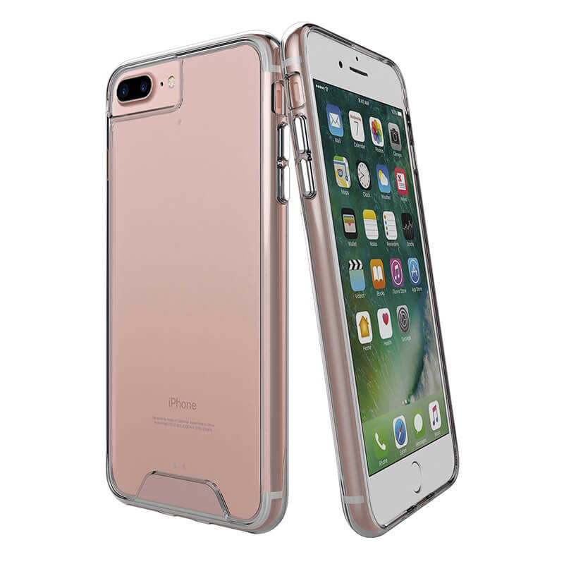 Apple iPhone 7 Plus Kılıf Zore Gard Silikon Renksiz