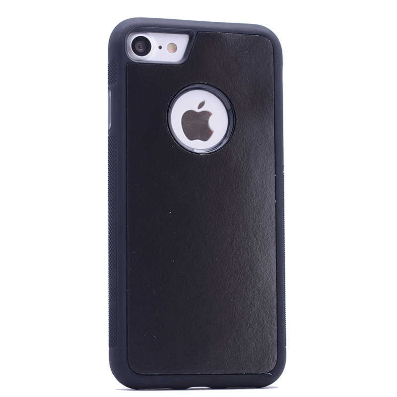 Apple iPhone 7 Plus Kılıf Zore Kaymaz Kapak Siyah