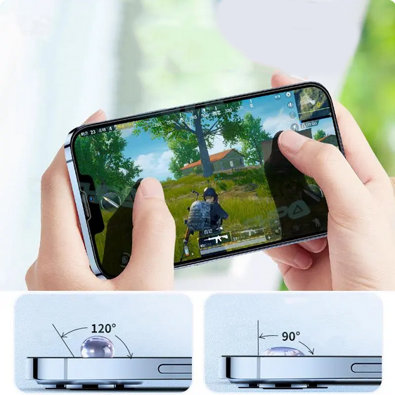 Apple iPhone 7 Zore Darbeye Dayanıklı Anti Statik Temperli Cam Ekran Koruyucu Siyah