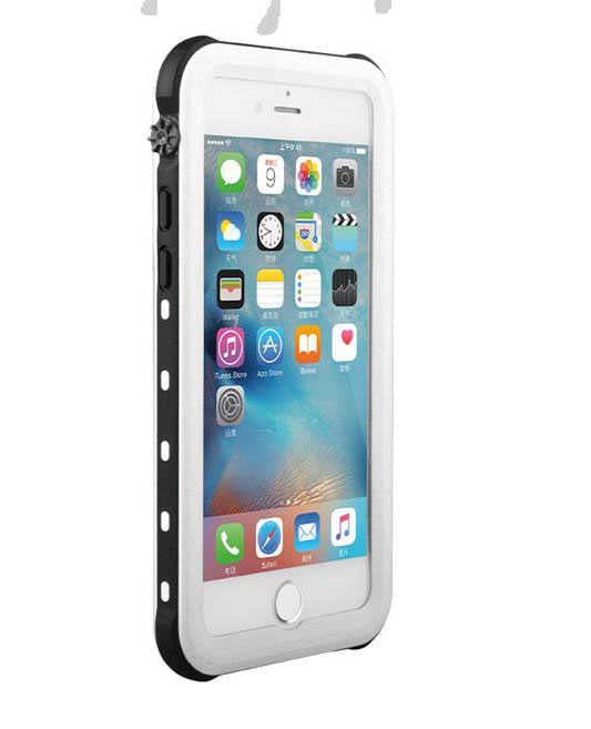 Apple iPhone 8 Kılıf 1-1 Su Geçirmez Kılıf Siyah