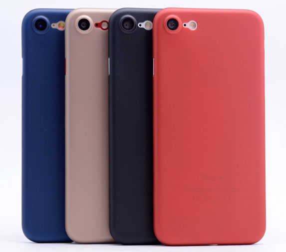 Apple iPhone 8 Kılıf Zore 1.Kalite PP Silikon Kırmızı