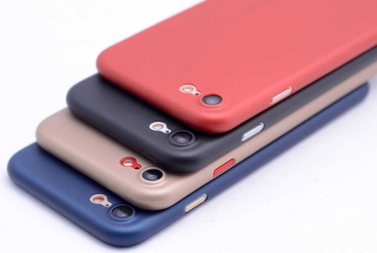 Apple iPhone 8 Kılıf Zore 1.Kalite PP Silikon Kırmızı