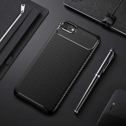 Apple iPhone 8 Kılıf Zore Negro Silikon Kapak Siyah