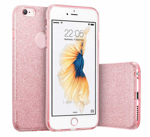 Apple iPhone 8 Kılıf Zore Shining Silikon Gümüş