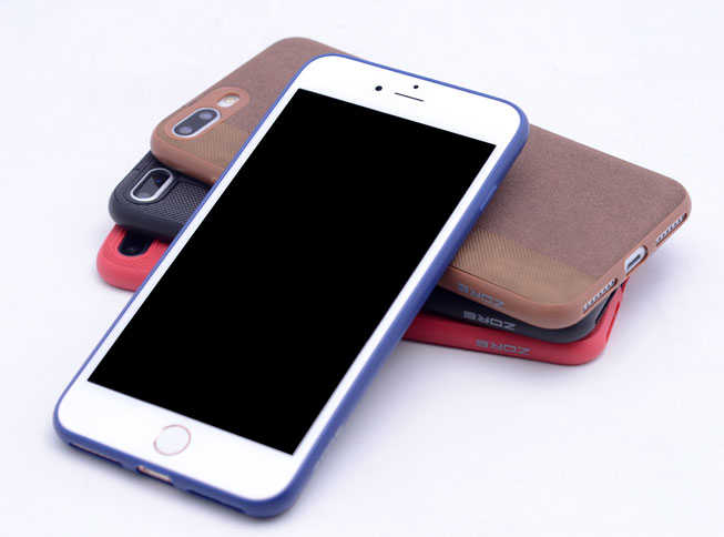 Apple iPhone 8 Plus Kılıf Zore City Silikon Siyah