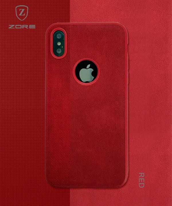 Apple iPhone X Kılıf Zore City Silikon Kahverengi