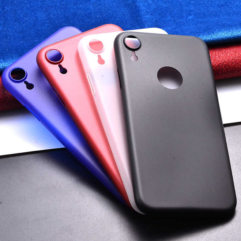 Apple iPhone XR 6.1 Kılıf Zore 1.Kalite PP Silikon Kırmızı
