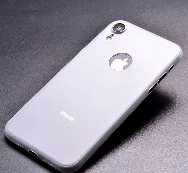 Apple iPhone XR 6.1 Kılıf Zore 1.Kalite PP Silikon Beyaz