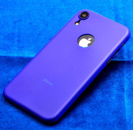 Apple iPhone XR 6.1 Kılıf Zore 1.Kalite PP Silikon Mavi