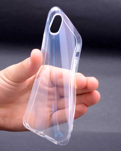 Apple iPhone XR 6.1 Kılıf Zore İmax Silikon Kılıf Renksiz
