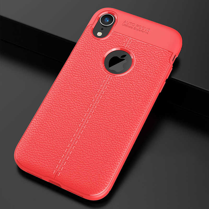 Apple iPhone XR 6.1 Kılıf Zore Niss Silikon Kapak Gri