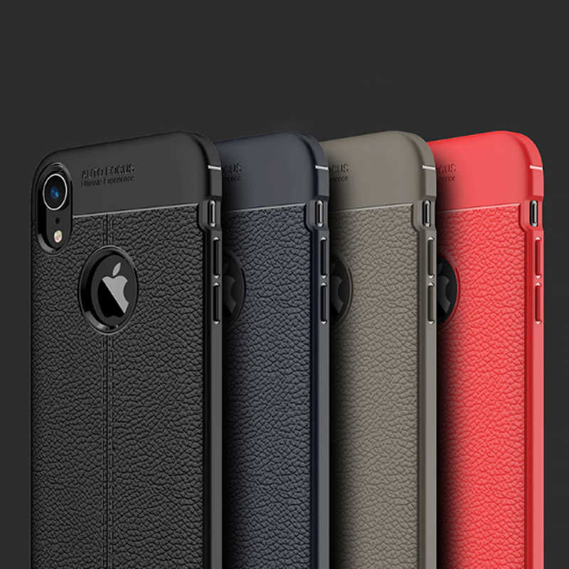 Apple iPhone XR 6.1 Kılıf Zore Niss Silikon Kapak Kırmızı