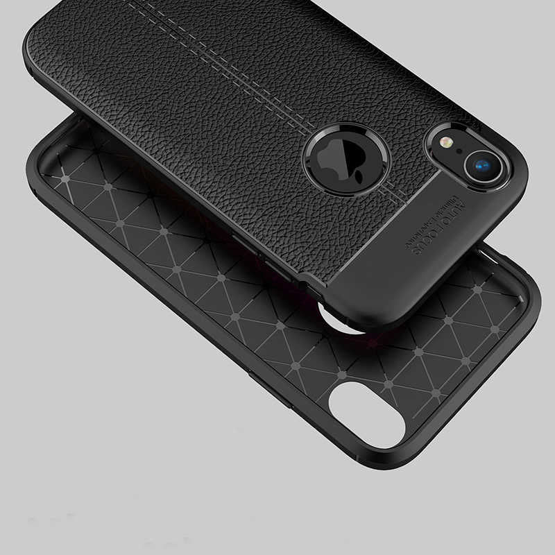 Apple iPhone XR 6.1 Kılıf Zore Niss Silikon Kapak Lacivert